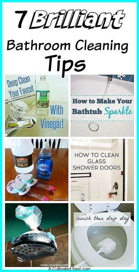 7 Brilliant Bathroom Cleaning Tips Here Are Several Bathroom Cleaning