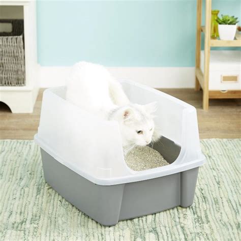 Cat Litter Box Extra Large Tall Open Top