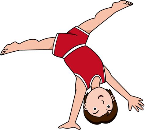 Cartoon Gymnastics Clipart Free Download