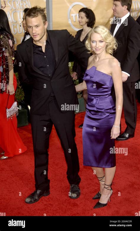 Naomi Watts And Heath Ledger At The 10th Annual Screen Actors Guild