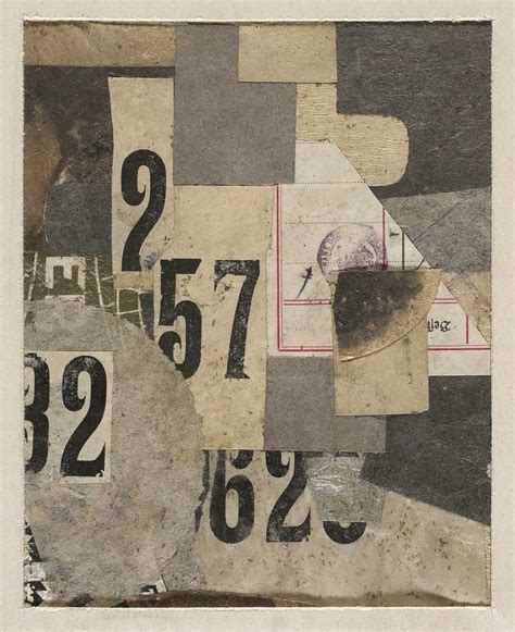 Retroavangarda “ Kurt Schwitters Mz 426 Figures 1922 ” Kurt Schwitters Dada Collage