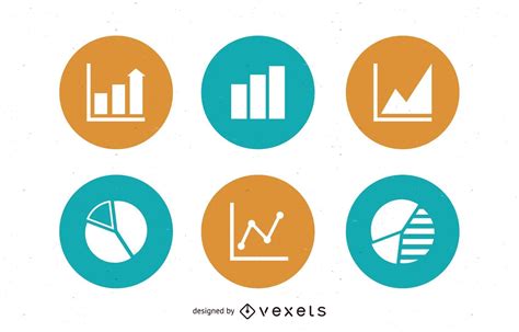 Graph And Chart Circles Icon Pack Vector Download