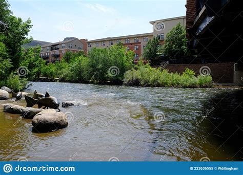 Golden Colorado River Daytime Sunny Editorial Image Image Of Downtown