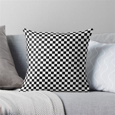 300 gram ceker yang sudah dipotong kukunya. "Checker Black and White" Throw Pillow by jumpercat ...