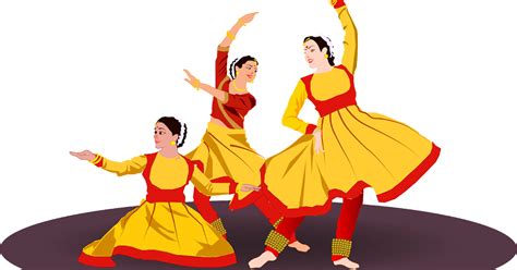 Graphics And Fiction Kathak Dancers Png Cartoon Animated Picture Vector