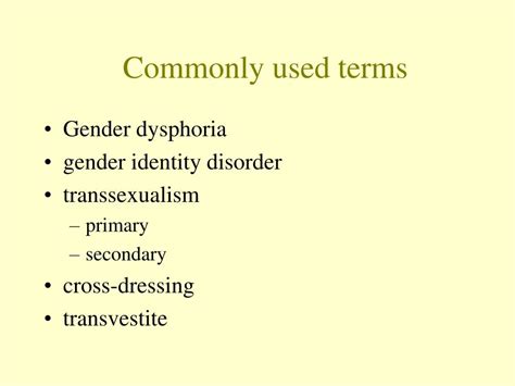 Ppt Gender Dysphoria And Intellectual Disability Powerpoint Presentation Id 5102082