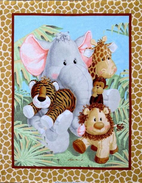 Baby Quilt Panels Fabric Ebay
