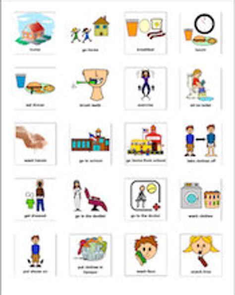 Picture Communication Pecs Cards For Autism And Nonverbal