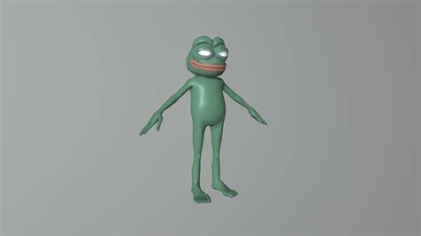 Pepe The Frog Download Free 3d Model By Ocbacon 28a9295 Sketchfab