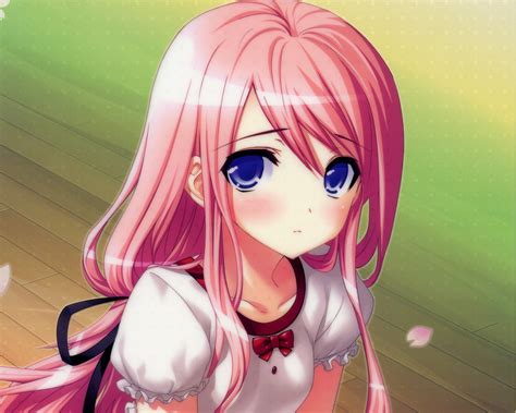 720p Sakura Ribbons Hd Eyes Anime Girls Scans Kasukabe Art Hair Akira Blush Pink
