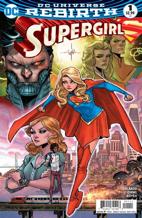 Supergirl 2016 1 Vfnm Brian Ching Cover Dc Universe Rebirth