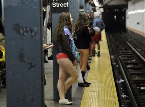 Riders Strip On Nyc Subways Photo 1 Pictures Cbs News
