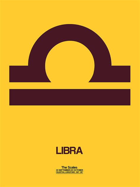 Libra Zodiac Sign Brown Digital Art By Naxart Studio Fine Art America