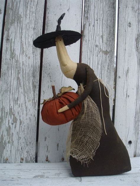 Primitive Witch Doll Gertie By Coldcreekprimitives On Etsy 2995