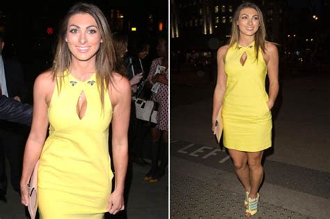 Luisa Zissman Shows Off Keyhole Cleavage In Yellow Dress At Stealing