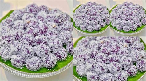 Ubi ungu sangat lezat apalagi dimakan dalam kondisi yang masih hangat. Klepon Ubi Ungu By. @michellemawar - Resep Aneka Kue Enak
