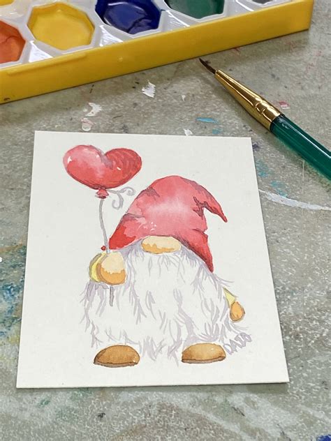 Christmas Gnomes Watercolor Tutorial 2023 Best Perfect The Best