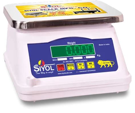 Abs Table Top Siyol Counter Weighing Scale Model Namenumber Rett Chotu Capacity 5kg10kg