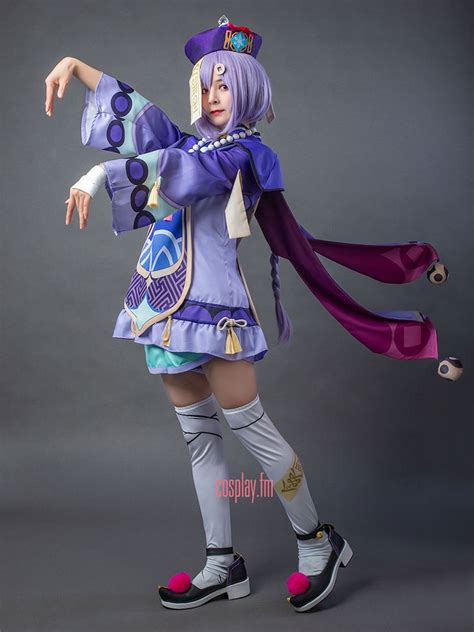 Genshin Impact Qiqi Women Cosplay Costume Game Dress Etsy