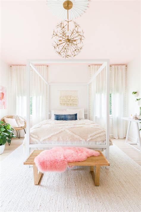 Pink & gold girls bedroom decor ideas | cherished bliss. Blanched Corals | Girl bedroom designs, Pink bedroom design, Light pink bedrooms