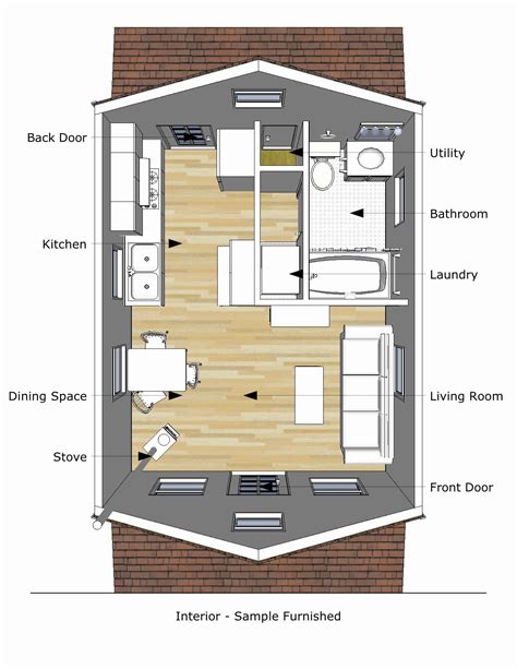 Tiny Cabin Floor Plans Inspirational 15 Pioneers Cabin 16x20 Tiny House