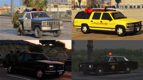 Lore-Friendly Retro Emergency Vehicles Pack v1.3.0 скачать для GTA 5