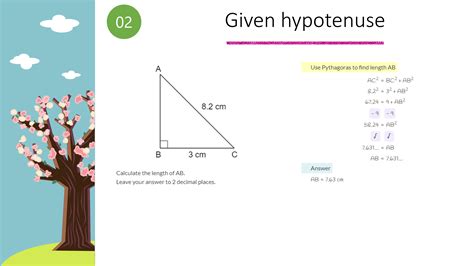 Pythagoras Theorem From Right Angled Triangle Powerpoint Higher Gcse