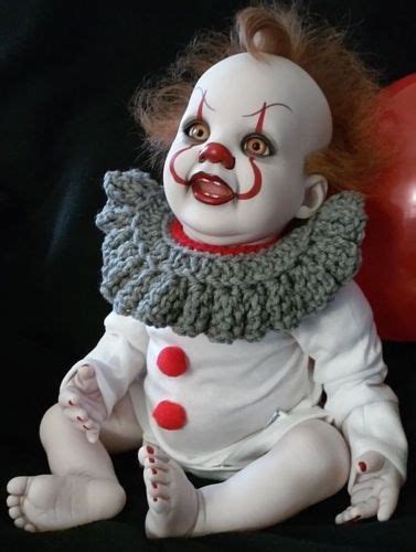 Reborn Baby~pennywise Creepy Baby Dolls Scary Dolls Real Looking