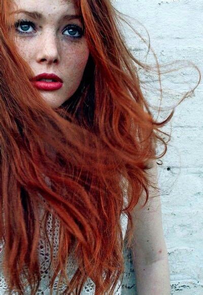 Red Hairblue Eyesfair Skinfreckles Beautiful Red Hair