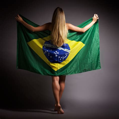 Made In Brazil Hot Football Fans Soccer Girl Football Girls