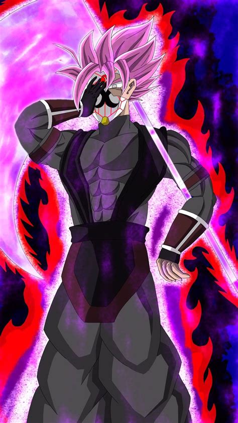 Goku Black Ssj Rose Crimson Masked Saiyan Personajes De Dragon Ball