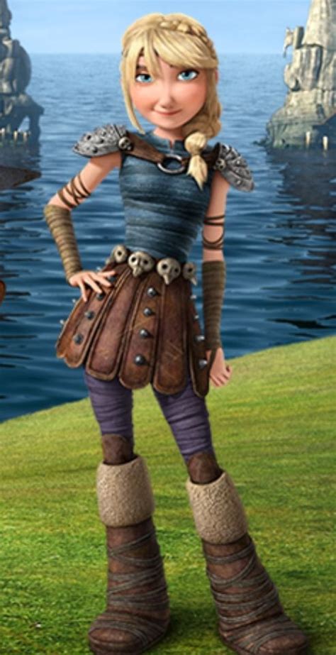A Cartoon Character Is Standing In Front Of The Water With Her Hands On Her Hips