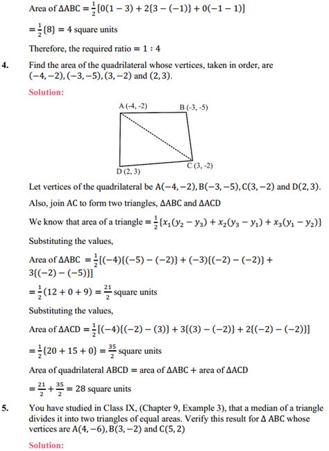 Class 10 Maths Ncert Solutions Chapter 7 Coordinate Geometry