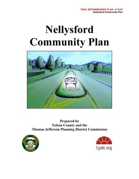 Nellysford Community Plan Thomas Jefferson Planning District