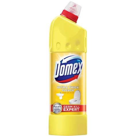 Domex Ultra Thick Bleach Toilet Cleaner Lemon Ml Bottle