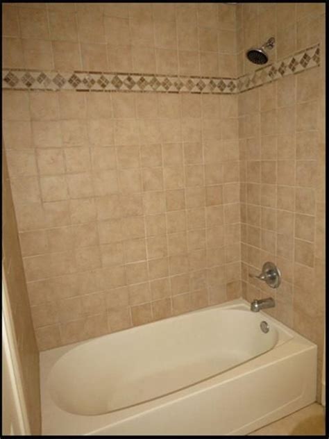 A bathtub and shower combo is great if you are looking to maximize the amount of bathroom space you have. tile around bathtub/shower combo - Google Search (With ...