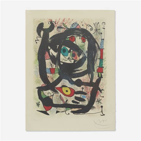 Joan Miró A Lithograph For The Los Angeles County Museum Of Art Los