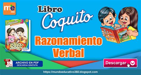 Libro Coquito ¡razonamiento Verbal Inicial Y Primaria