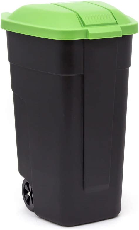 Curver Wheelie Bin With Räder 110 L Blackgreen Uk Home