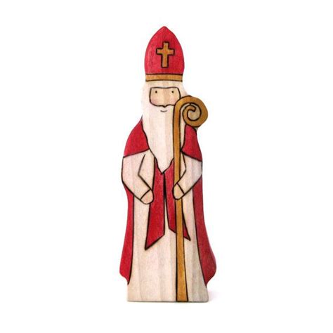 St. Nicholas Figure Toy - Christmas Toy - Handmade Wooden Toy | Christmas toys, St nicholas day ...