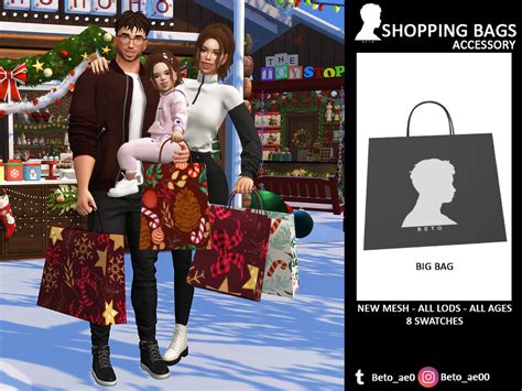 The Sims Resource Shopping Bags Big