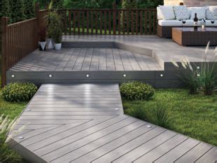 Composite decking looks, is measured by, and has more than double the strength of, real timber decking. Eva-last Composite Decking Fluted Capetown Grey 20 x 140mm ...