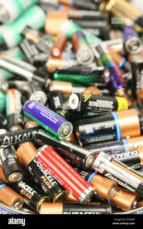 Recycling Battery Batteries Hi Res Stock Photography And Images Alamy