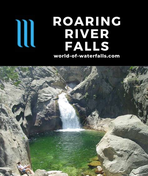 Roaring River Falls A Gushing Waterfall In Kings Canyon Np