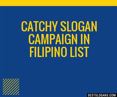 100 Catchy Campaign In Filipino Slogans 2024 Generator Phrases