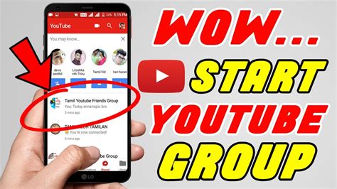 How To Start Youtube Group Easy On Youtube App Youtube