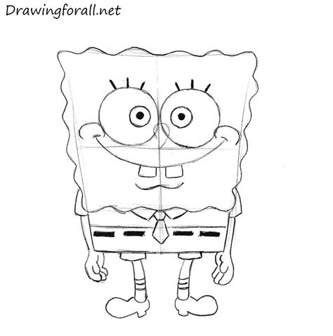 Painting a butterfly is an easy watercolor paintings for beginners. How to Draw SpongeBob SquarePants | Drawingforall.net