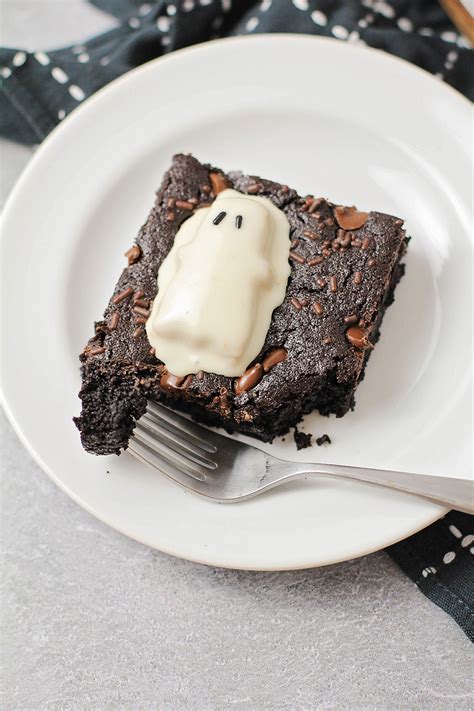 Halloween Ghost Brownies The Baker Upstairs