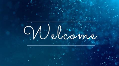 Blue Welcome Church Video Template Postermywall