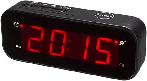 Kwanwa Small Digital Alarm Clock For Travel With Led Temperature Or